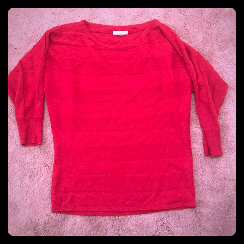 Hot Pink Dolman Sweater